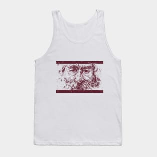 Old Men Drawing Tank Top